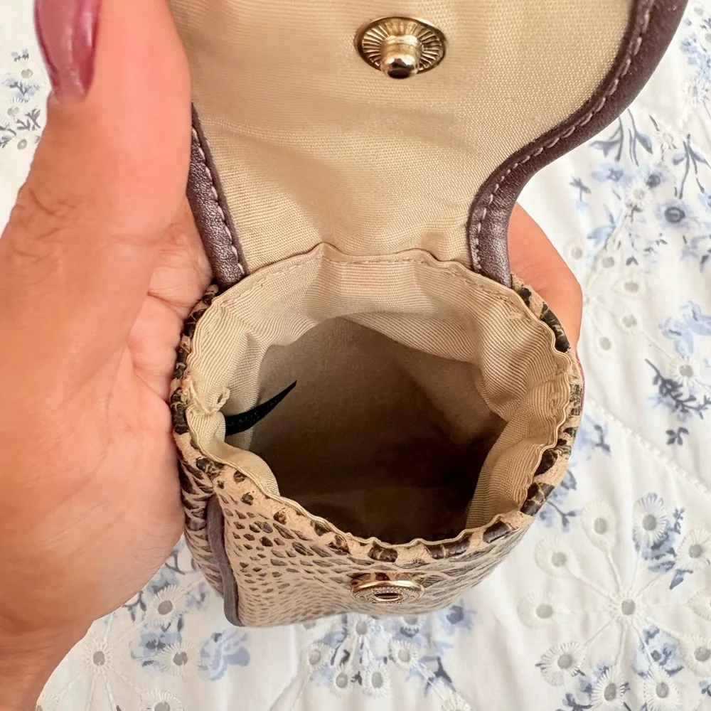 Nine West Snake-Print Phone Pouch with Strap
